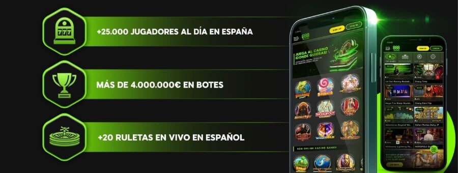 app 888 casino móvil