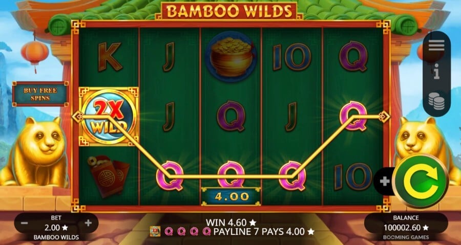 Reseña de la tragaperras Bamboo Wilds