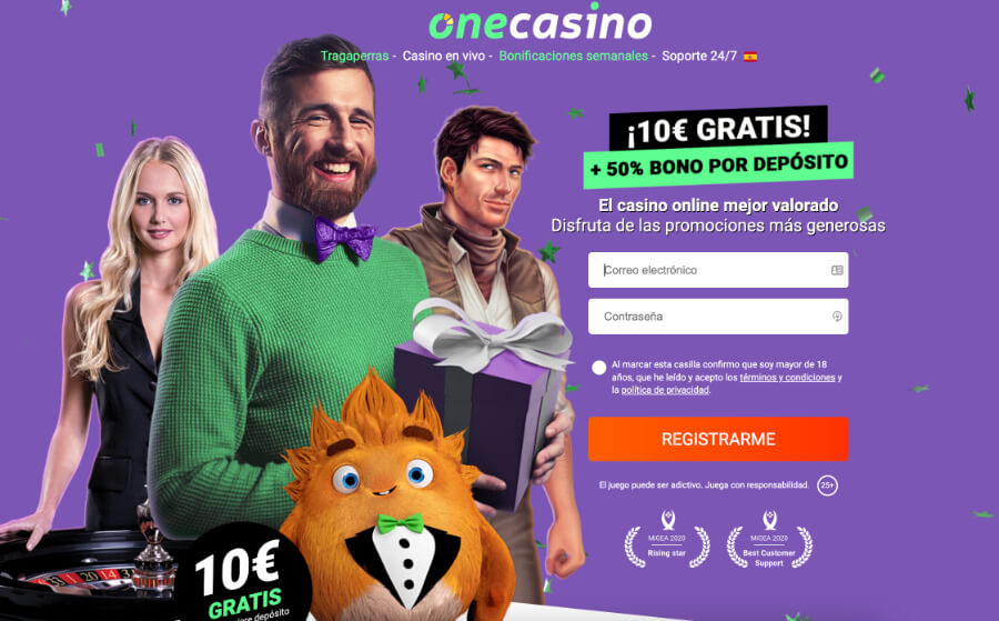 Bono de bienvenida One Casino España
