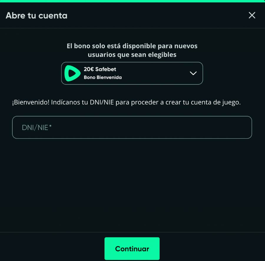 Cómo registrarse en SpeedyBet paso a paso