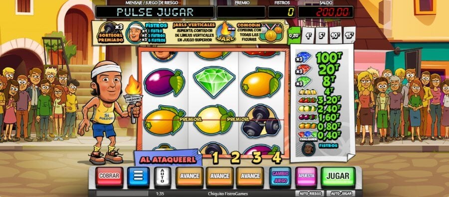 casinos con slot Chiquito Fistrogames online