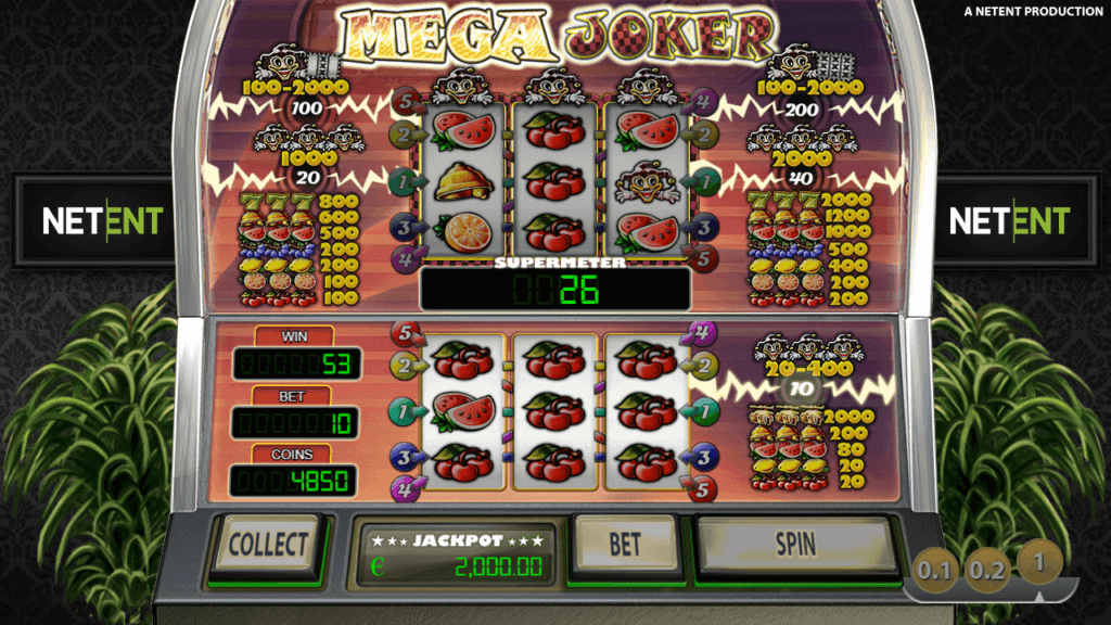 ganar dinero en Mega Joker slot