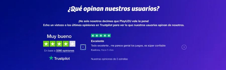 opinión de PlayUZU casino España