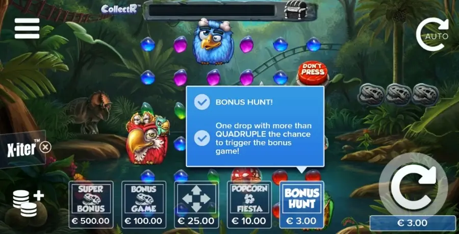 bonus hunt en slot Pirots 2