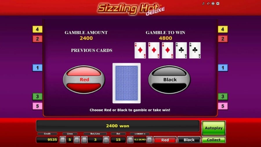 Cómo jugar a Sizzling Hot Deluxe slot