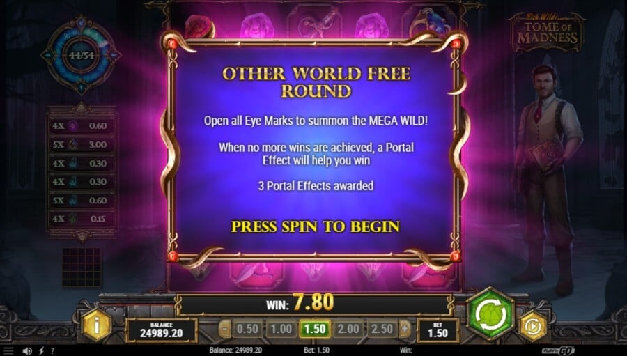 demo gratuito Rich Wilde and the Tome of Madness slot online