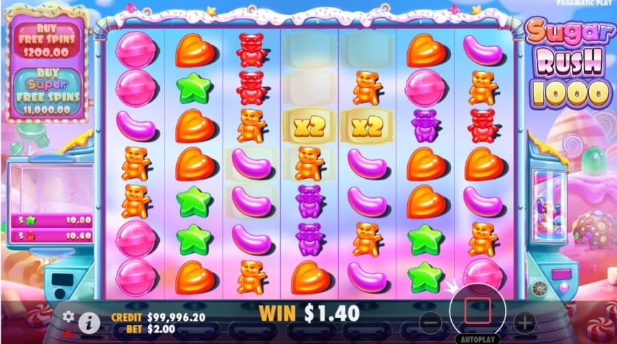 Sugar Rush 1000 en casinos online españoles