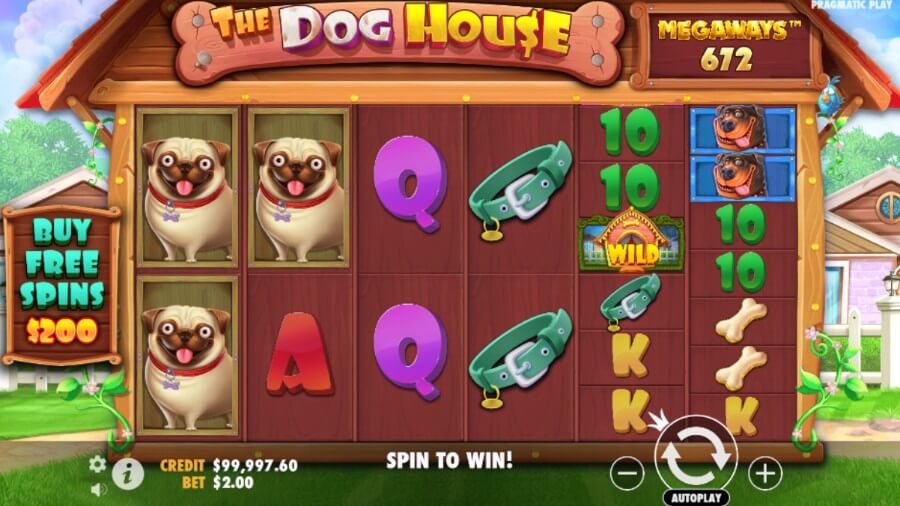 demo gratuita del juego The Dog House Megaways