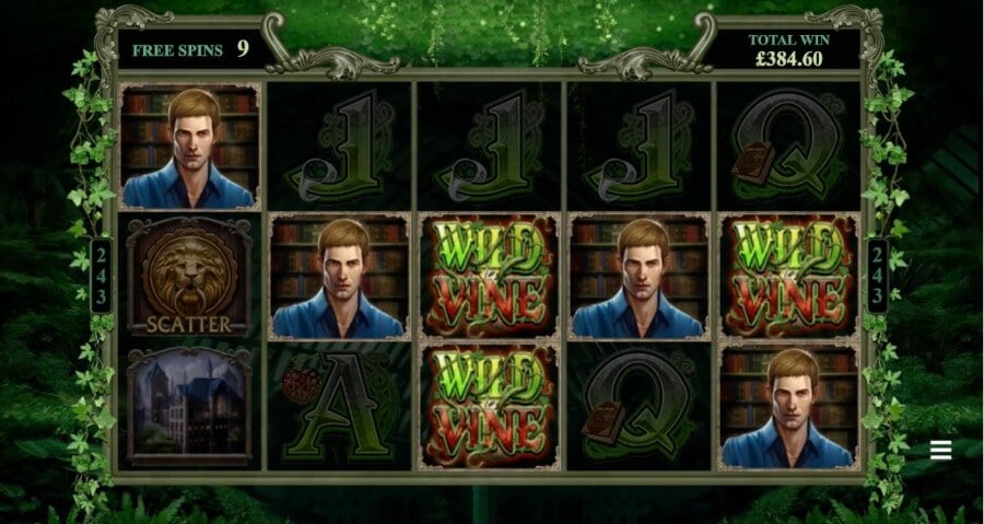 bono Immortal Romance slot Wild Vine