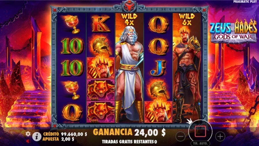 reseña de Zeus vs Hades - Gods of War slot