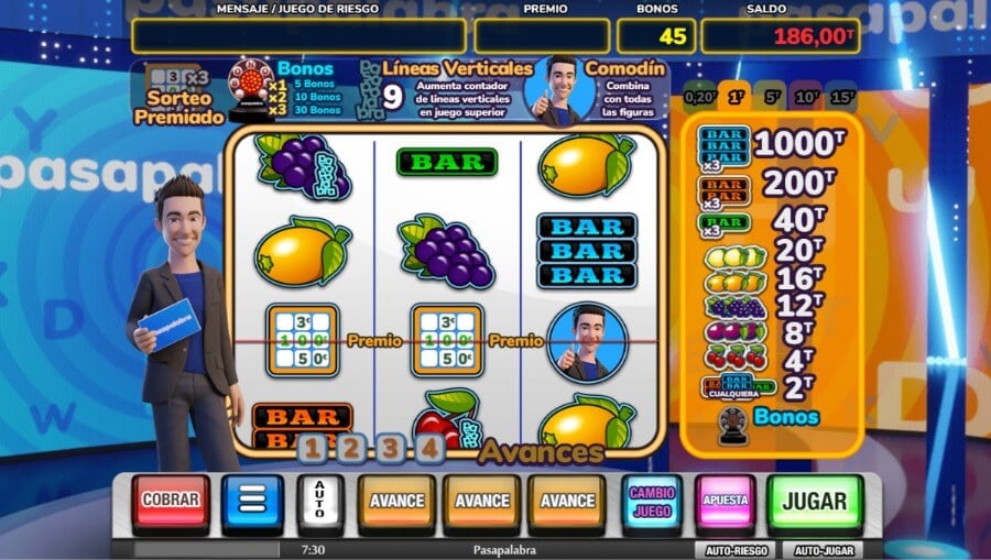 juego de casino Pasapalabra España