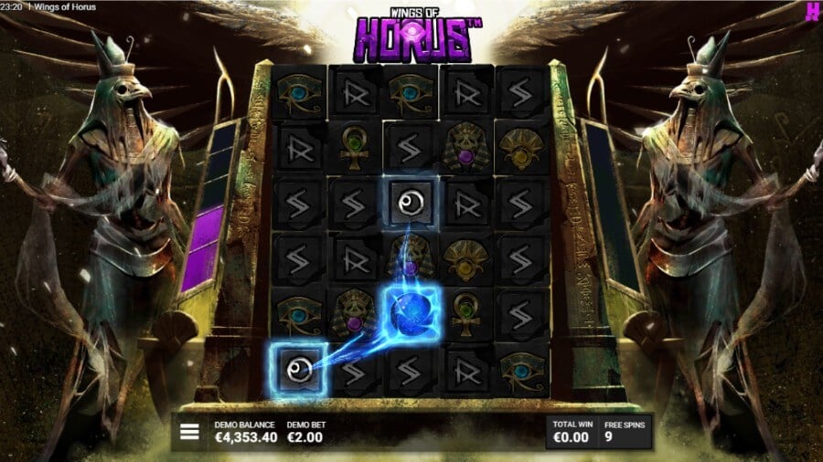 Jugar a Wings of Horus gratis modo demo