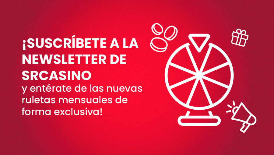 newsletter SrCasino España ruleta de premios