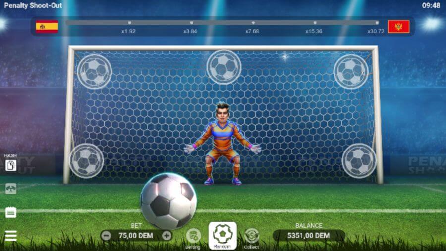 Jugar a Penalty Shoot Out casino demo gratis online