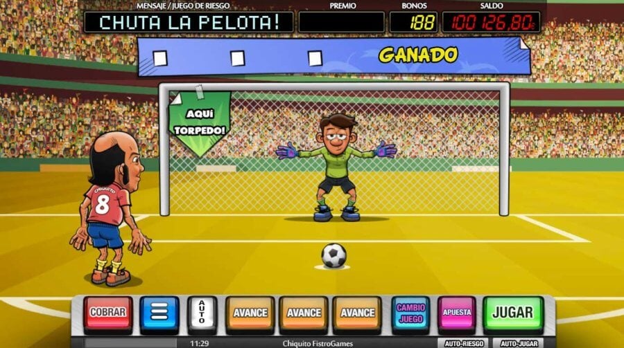 Chiquito Fistrogames fútbol slot online